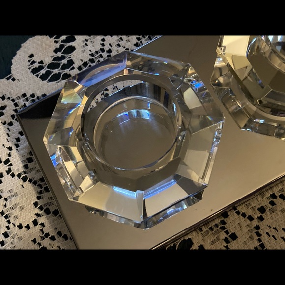 Widdop Co. UK Exclusive Hestia Mirrored Stainless Tea light Candle Holder - Picture 5 of 15